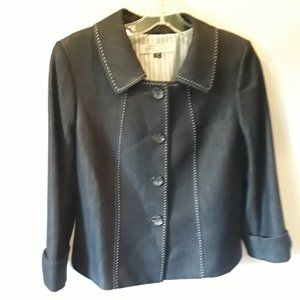 NWOT Tahari navy blue blazer
